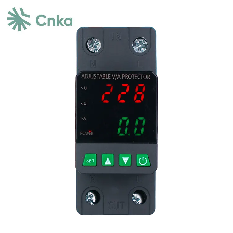 ద్వంద్వ ప్రదర్శన వోల్టేజ్ రక్షకుడు